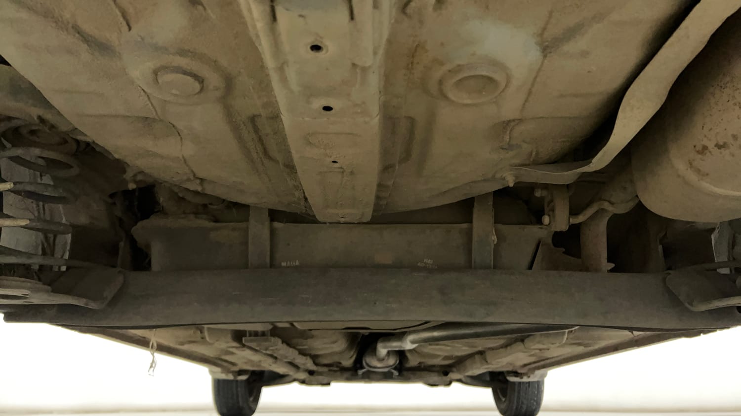 Used 2017 Hyundai Grand i10 Magna 1.2 Kappa VTVT Petrol Manual extra REAR UNDERBODY VIEW (TAKEN FROM REAR)