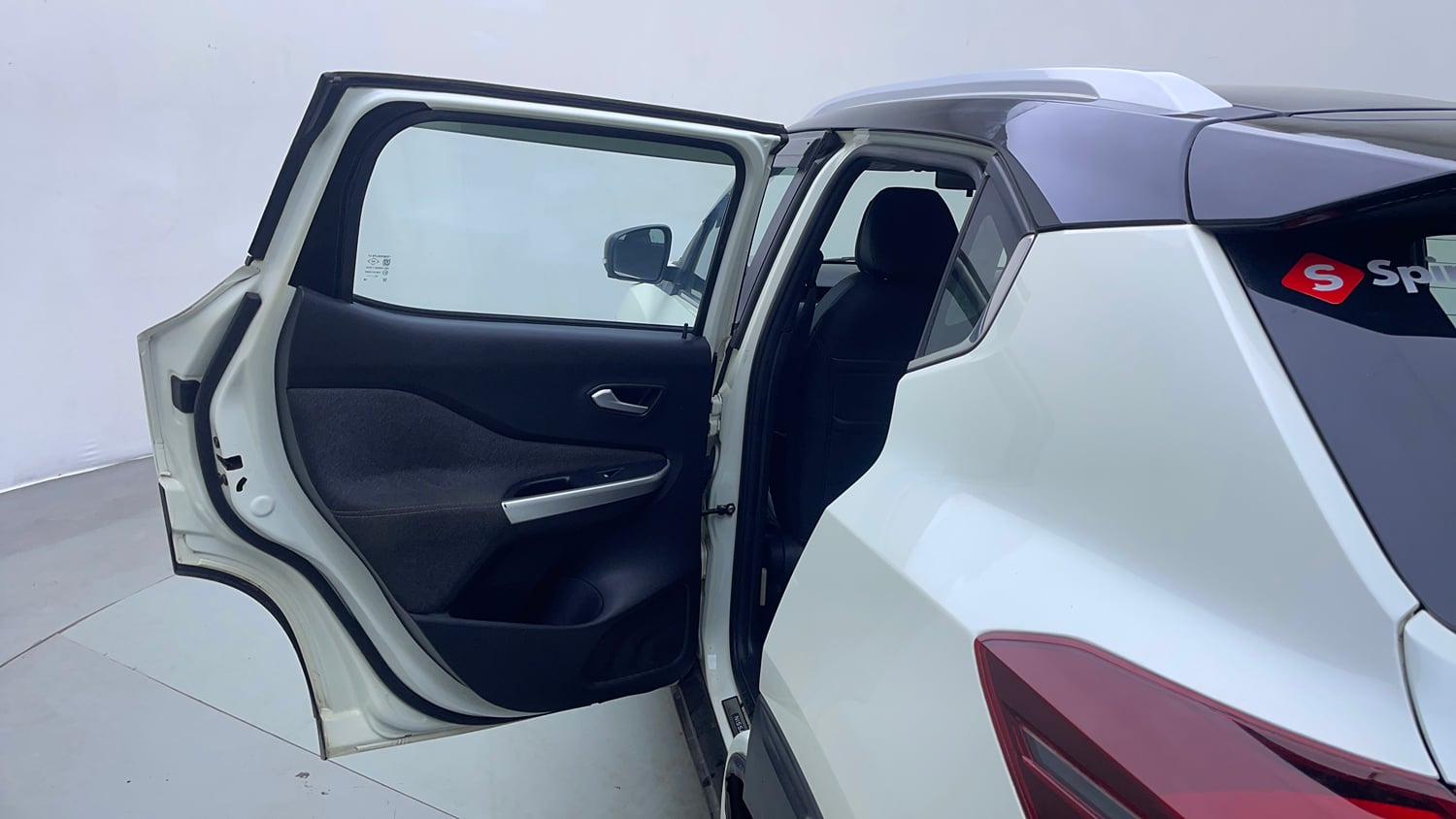 Used 2022 Nissan Magnite XV Premium Turbo CVT Dual Tone Petrol Automatic interior LEFT REAR DOOR OPEN VIEW