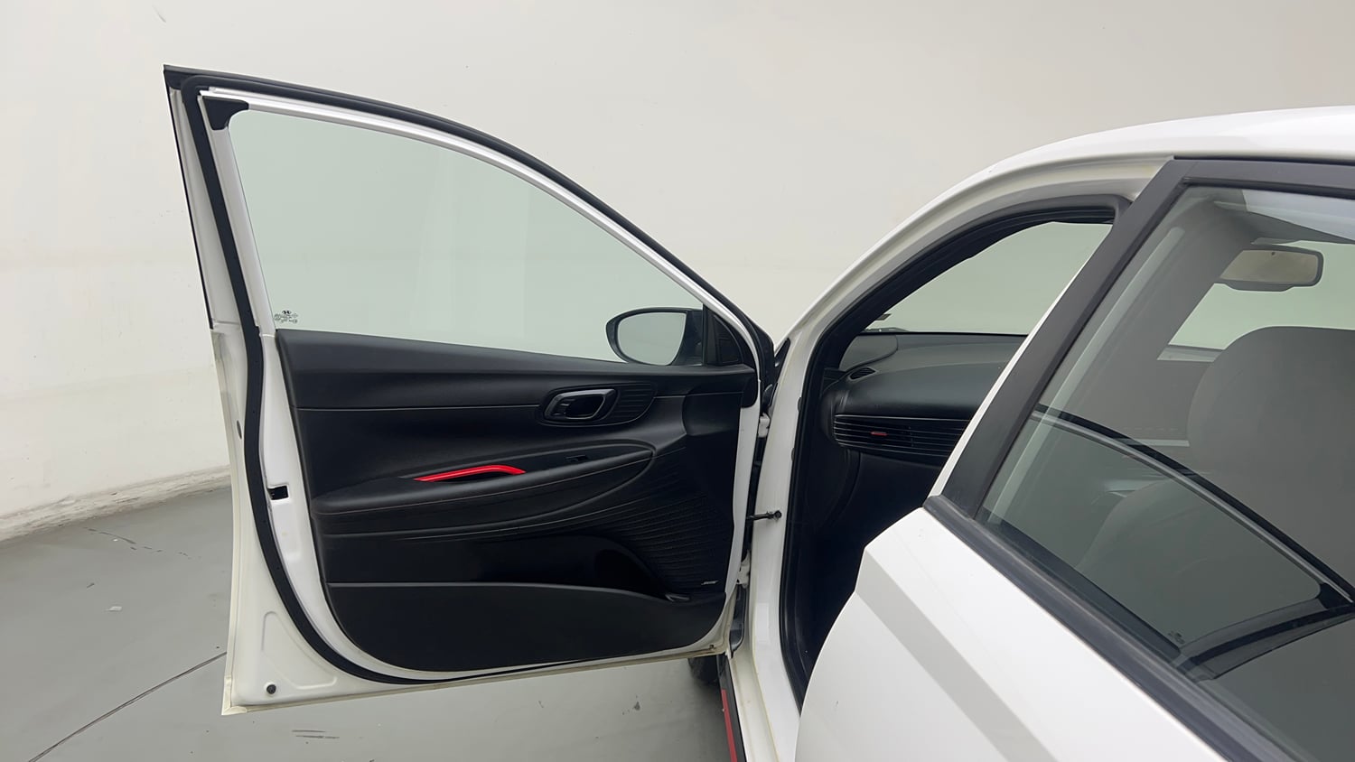 Used 2023 Hyundai i20 N Line N8 1.0 Turbo DCT Petrol Automatic interior LEFT FRONT DOOR OPEN VIEW