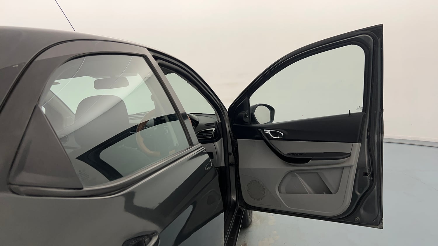 Used 2020 Tata Tiago XZ Plus Dual Tone Petrol Manual interior RIGHT FRONT DOOR OPEN VIEW