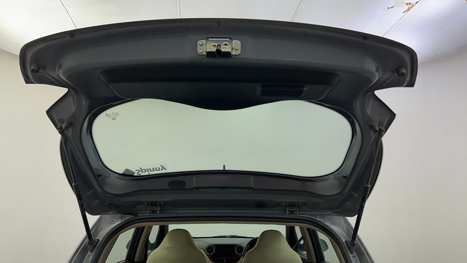 Used 2017 Hyundai Grand i10 Magna 1.2 Kappa VTVT Petrol Manual interior DICKY DOOR OPEN VIEW