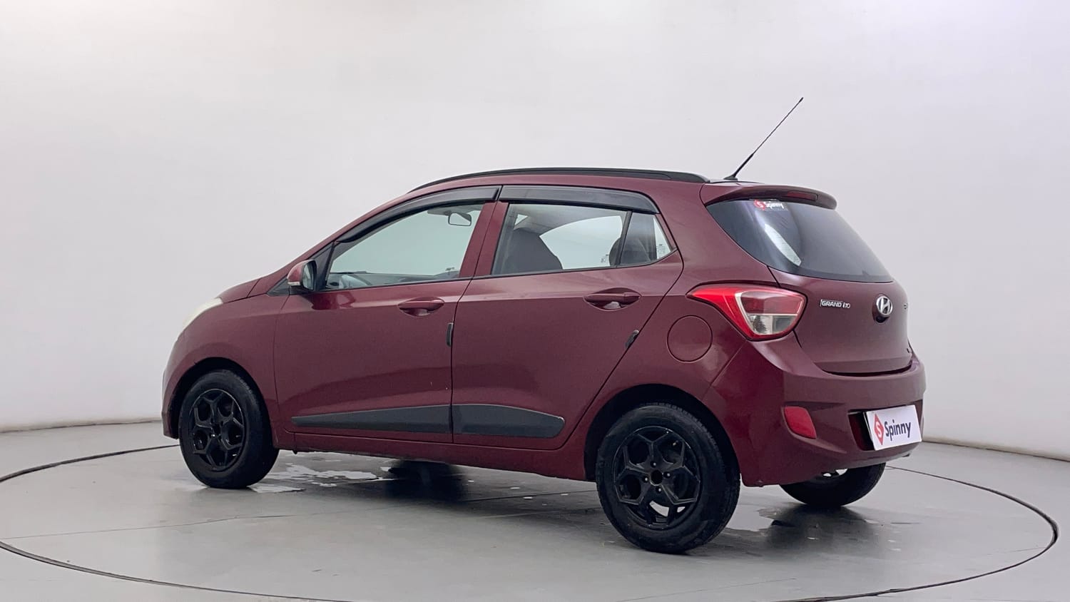 Used 2015 Hyundai Grand i10 Sportz 1.2 Kappa VTVT Petrol Manual exterior LEFT REAR CORNER VIEW