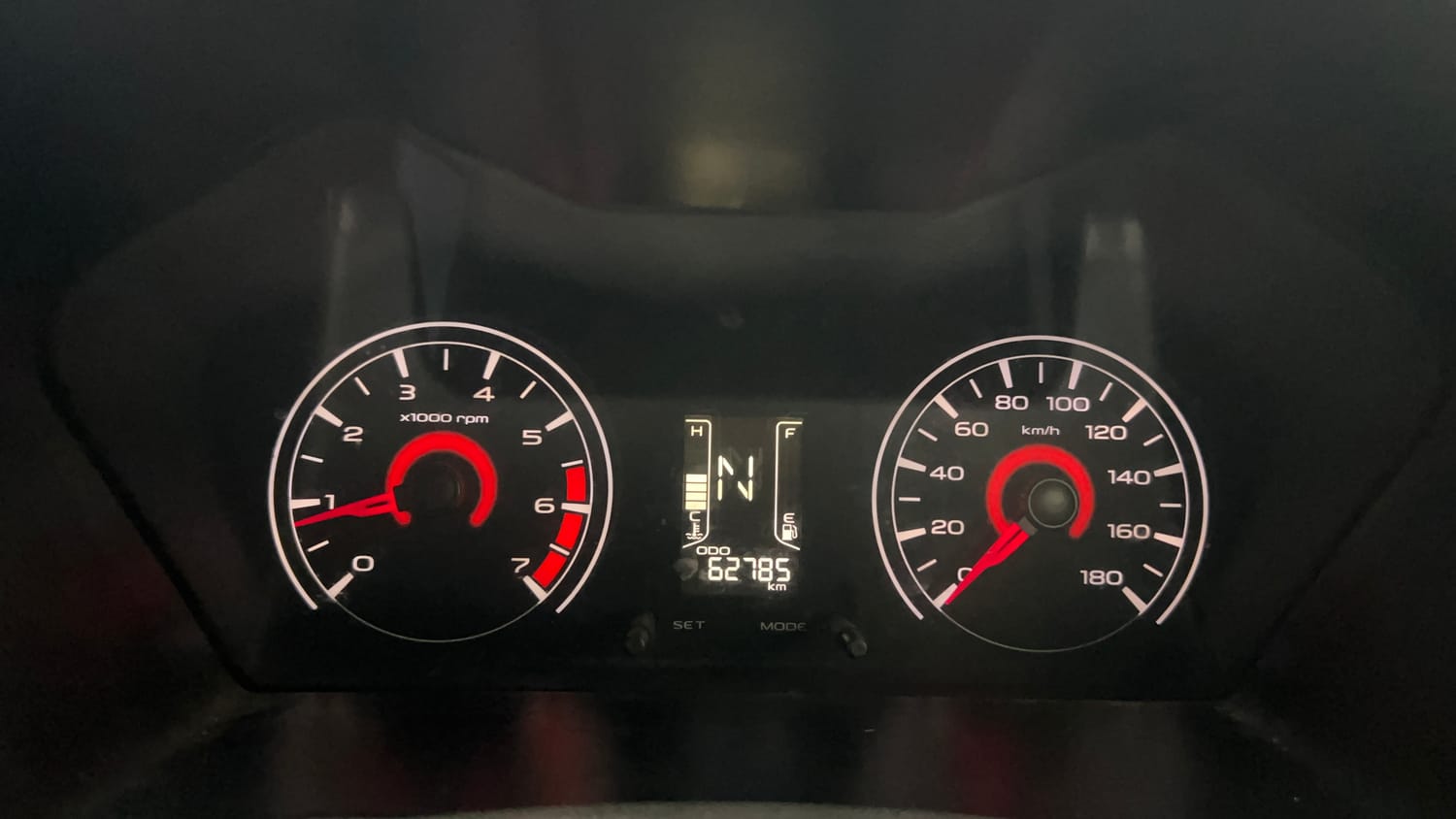Used 2018 Mahindra KUV100 NXT K4 Plus 6 STR Petrol Manual interior CLUSTERMETER VIEW