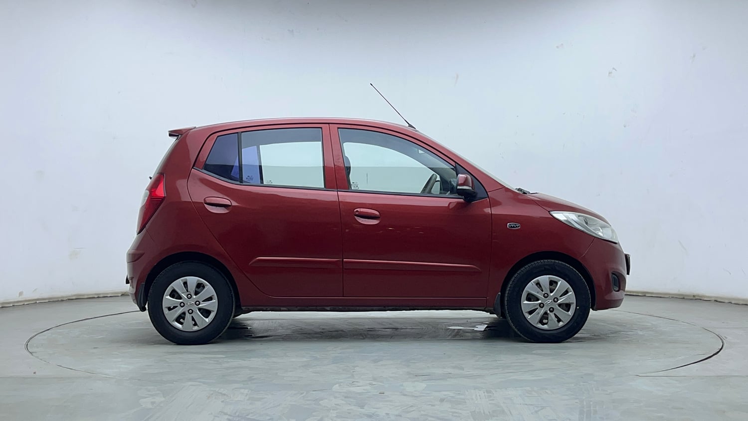 Used 2012 Hyundai i10 Sportz 1.2 AT Kappa2 Petrol Automatic exterior RIGHT SIDE VIEW