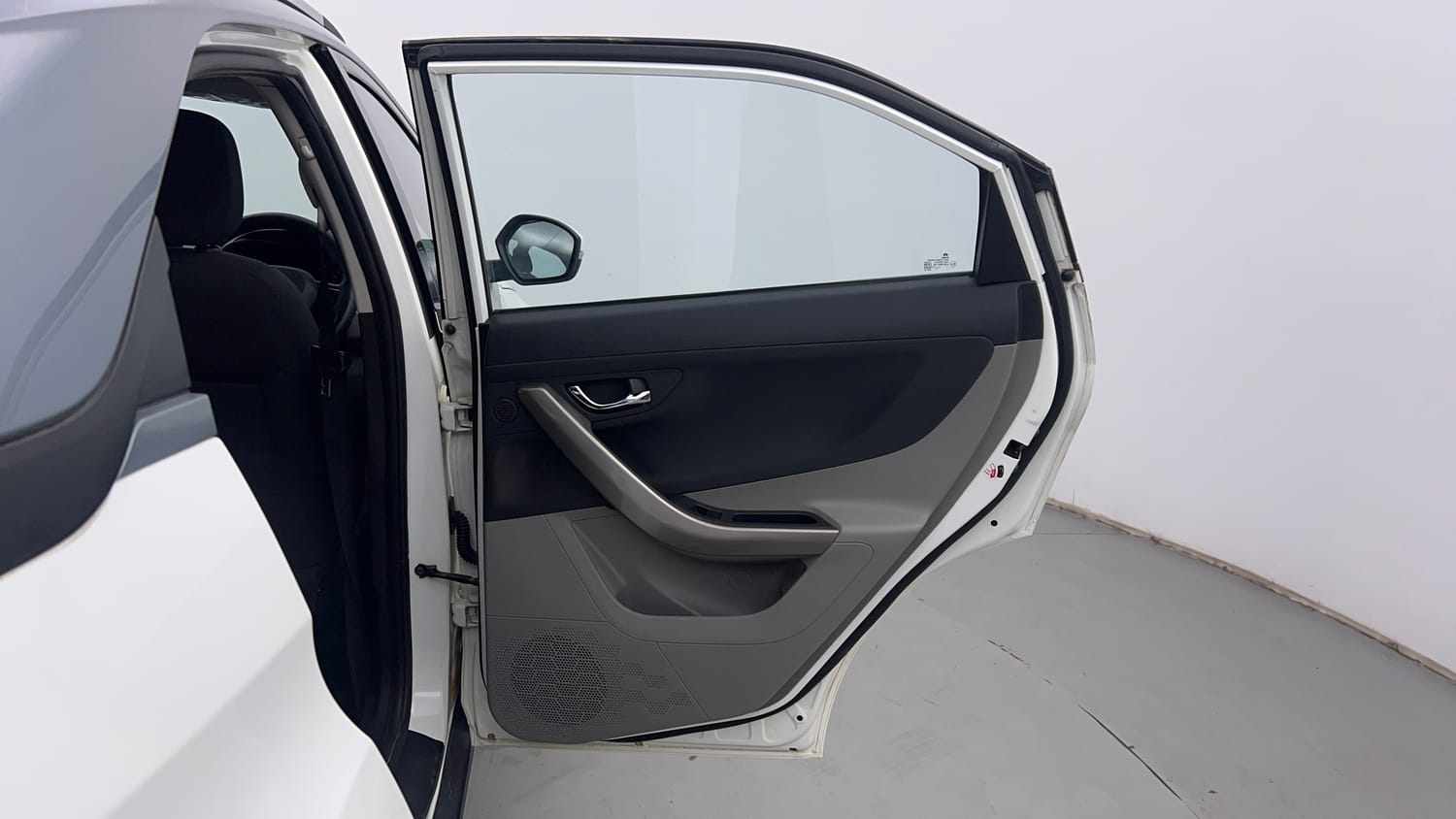 Used 2019 Tata Nexon XZ Plus Dual Tone Petrol Manual interior RIGHT REAR DOOR OPEN VIEW