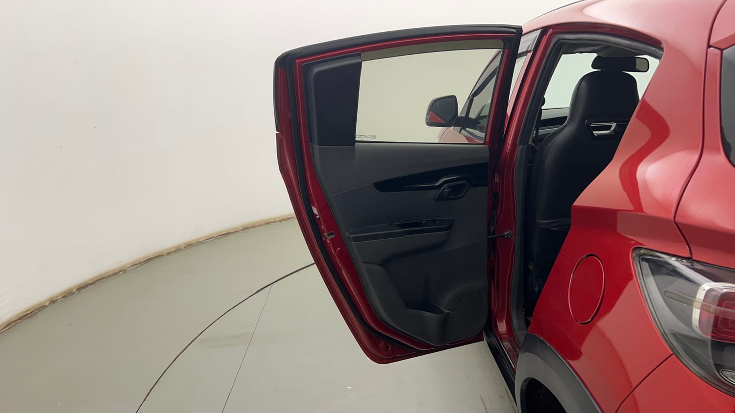 Used 2018 Mahindra KUV100 NXT K4 Plus 6 STR Petrol Manual interior LEFT REAR DOOR OPEN VIEW