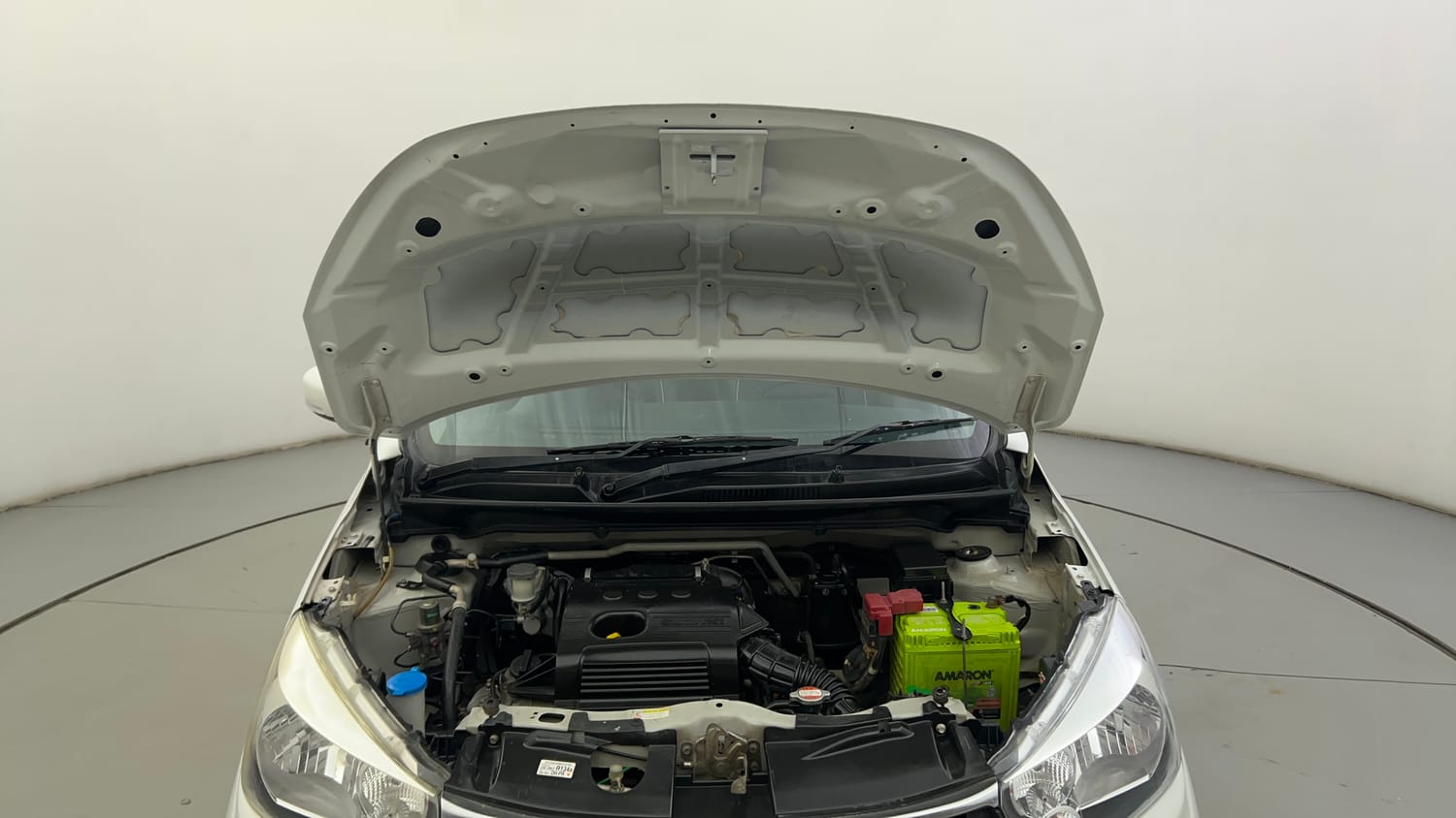 Used 2017 Maruti Suzuki Celerio ZXi AMT Petrol Automatic engine ENGINE & BONNET OPEN FRONT VIEW