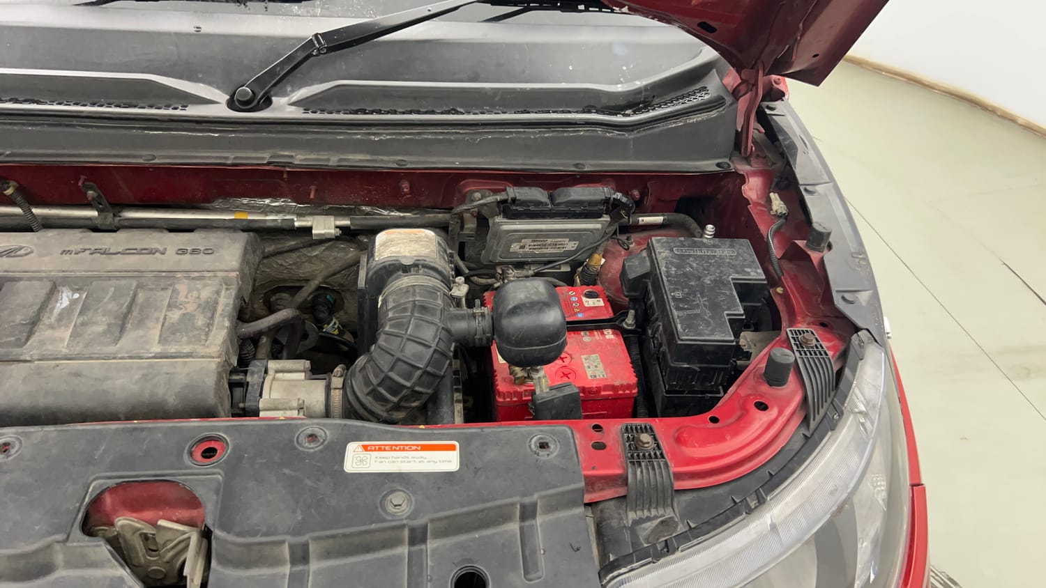 Used 2018 Mahindra KUV100 NXT K4 Plus 6 STR Petrol Manual engine ENGINE LEFT SIDE VIEW