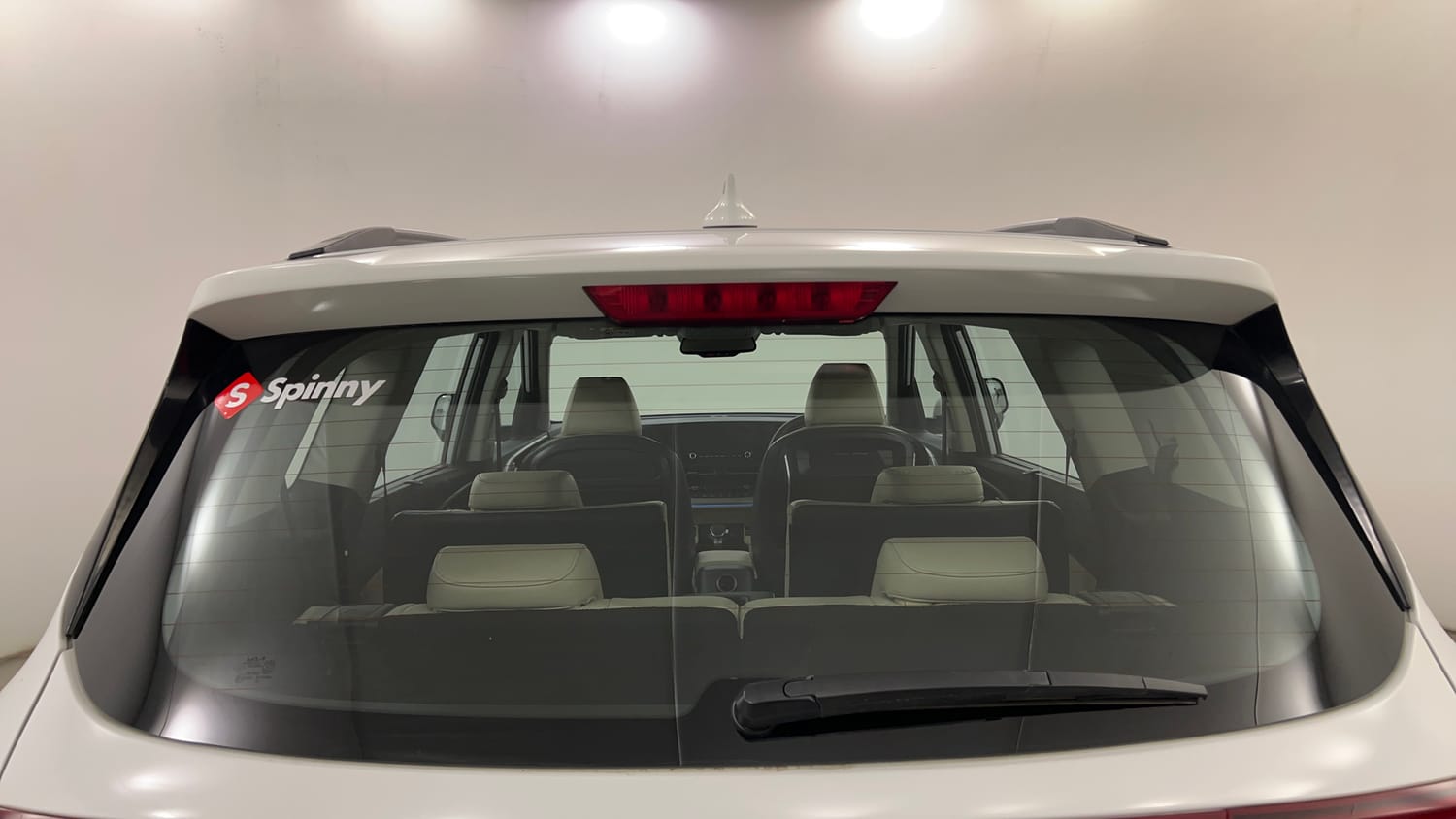 Used 2023 Kia Carens Luxury Plus 1.5 Diesel AT 7 STR Diesel Automatic exterior BACK WINDSHIELD VIEW
