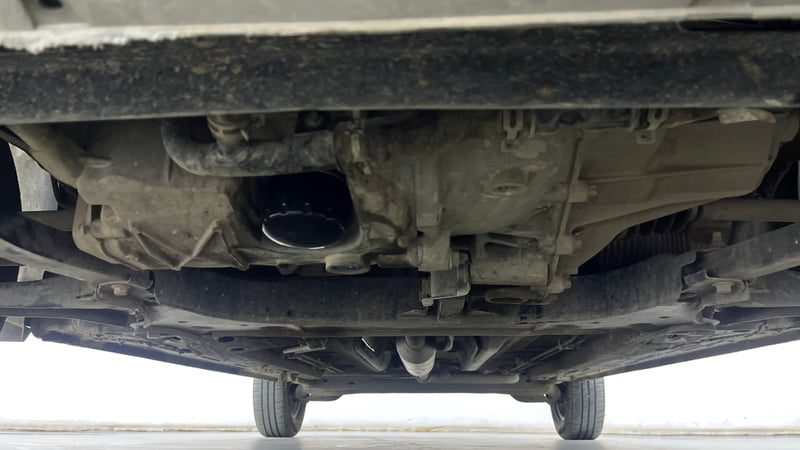 Used 2022 Renault Triber RXZ Dual Tone Petrol Manual extra FRONT LEFT UNDERBODY VIEW