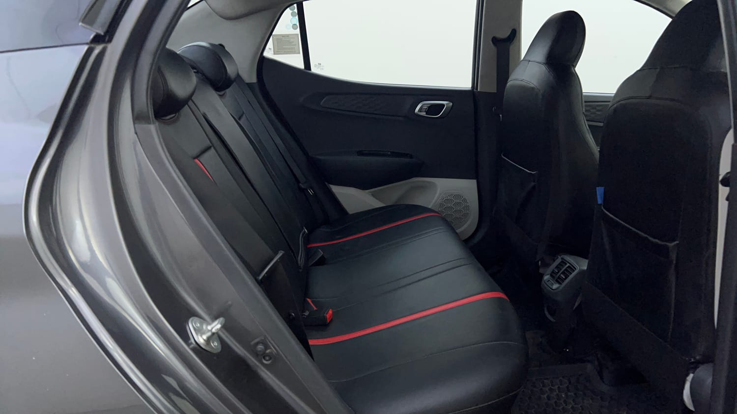 Used 2023 Hyundai Aura SX 1.2 CNG Cng Manual interior RIGHT SIDE REAR DOOR CABIN VIEW