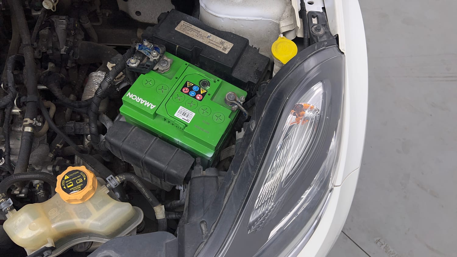 Used 2019 Tata Nexon XZ Plus Dual Tone Petrol Manual engine ENGINE LEFT SIDE VIEW