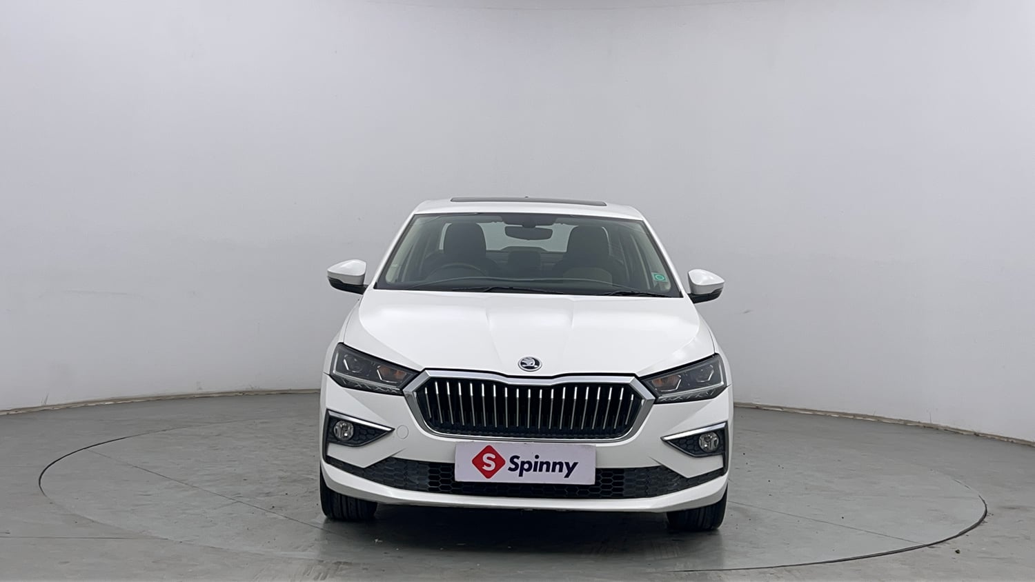 Used 2022 Skoda Slavia Style 1.0L TSI MT Petrol Manual exterior FRONT VIEW