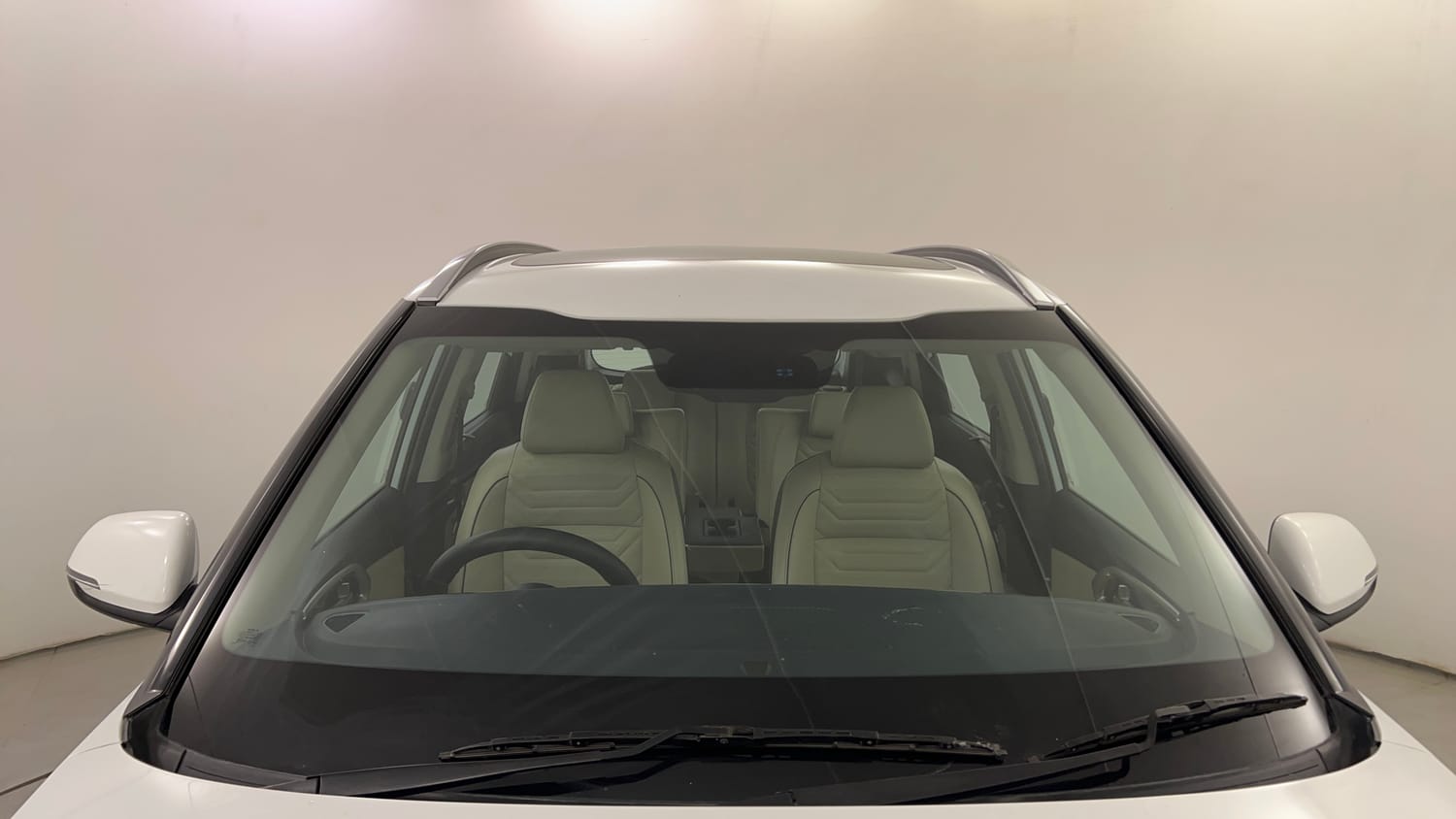 Used 2023 Kia Carens Luxury Plus 1.5 Diesel AT 7 STR Diesel Automatic exterior FRONT WINDSHIELD VIEW