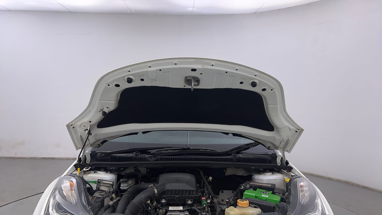 Used 2019 Tata Nexon XZ Plus Dual Tone Petrol Manual engine ENGINE & BONNET OPEN FRONT VIEW
