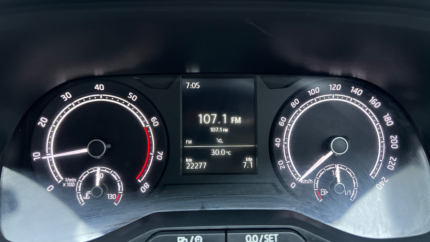 Used 2022 Skoda Kushaq Style 1.5L TSI MT Petrol Manual interior CLUSTERMETER VIEW