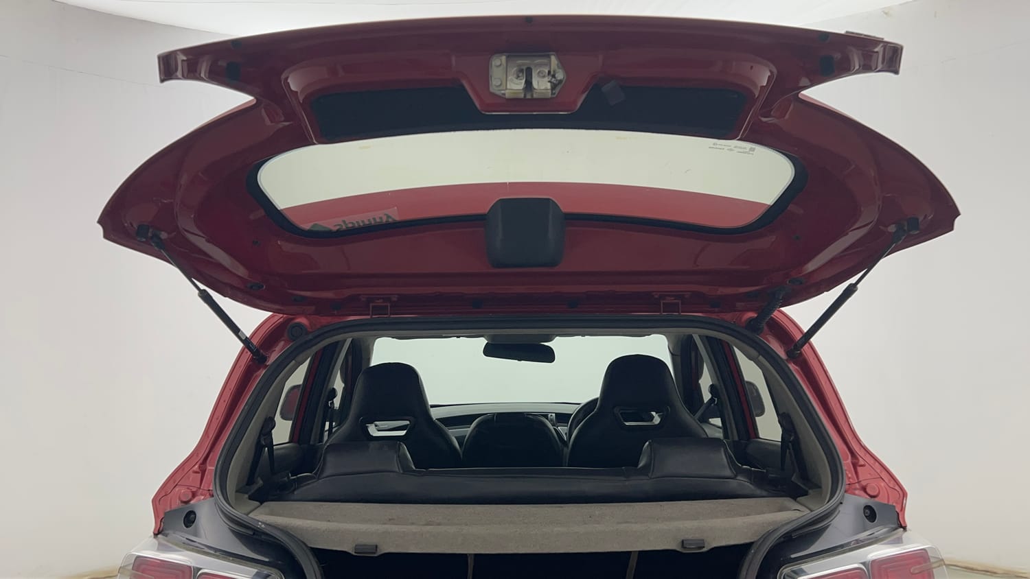 Used 2018 Mahindra KUV100 NXT K4 Plus 6 STR Petrol Manual interior DICKY DOOR OPEN VIEW