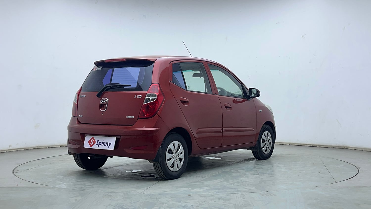 Used 2012 Hyundai i10 Sportz 1.2 AT Kappa2 Petrol Automatic exterior RIGHT REAR CORNER VIEW