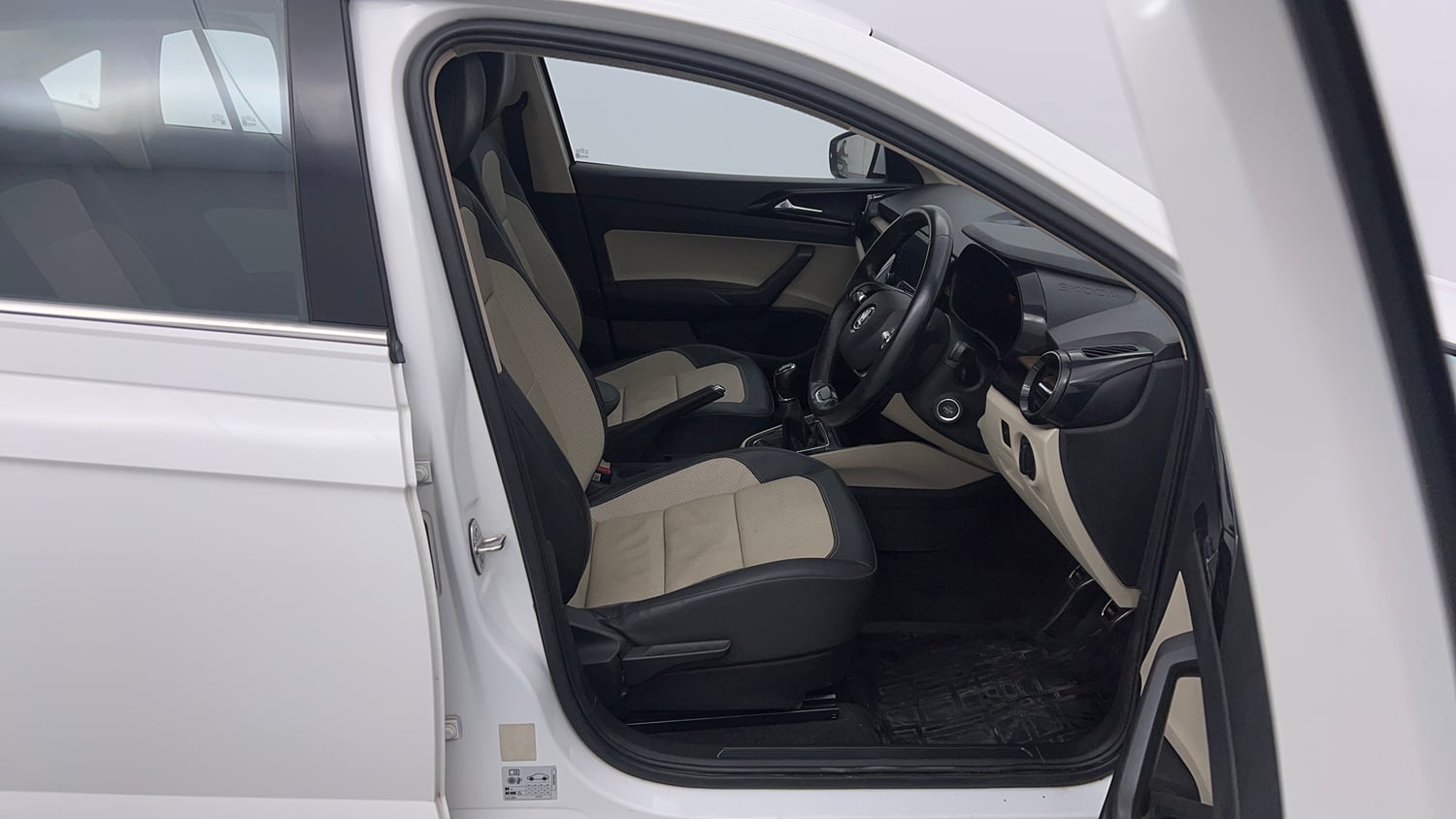 Used 2022 Skoda Slavia Style 1.0L TSI MT Petrol Manual interior RIGHT SIDE FRONT DOOR CABIN VIEW