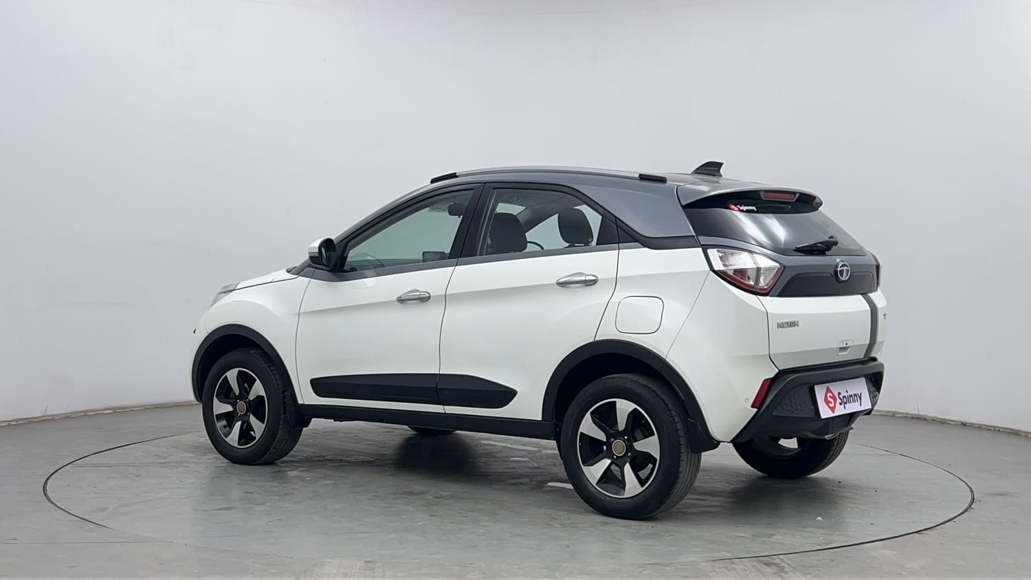 Used 2019 Tata Nexon XZ Plus Dual Tone Petrol Manual exterior LEFT REAR CORNER VIEW