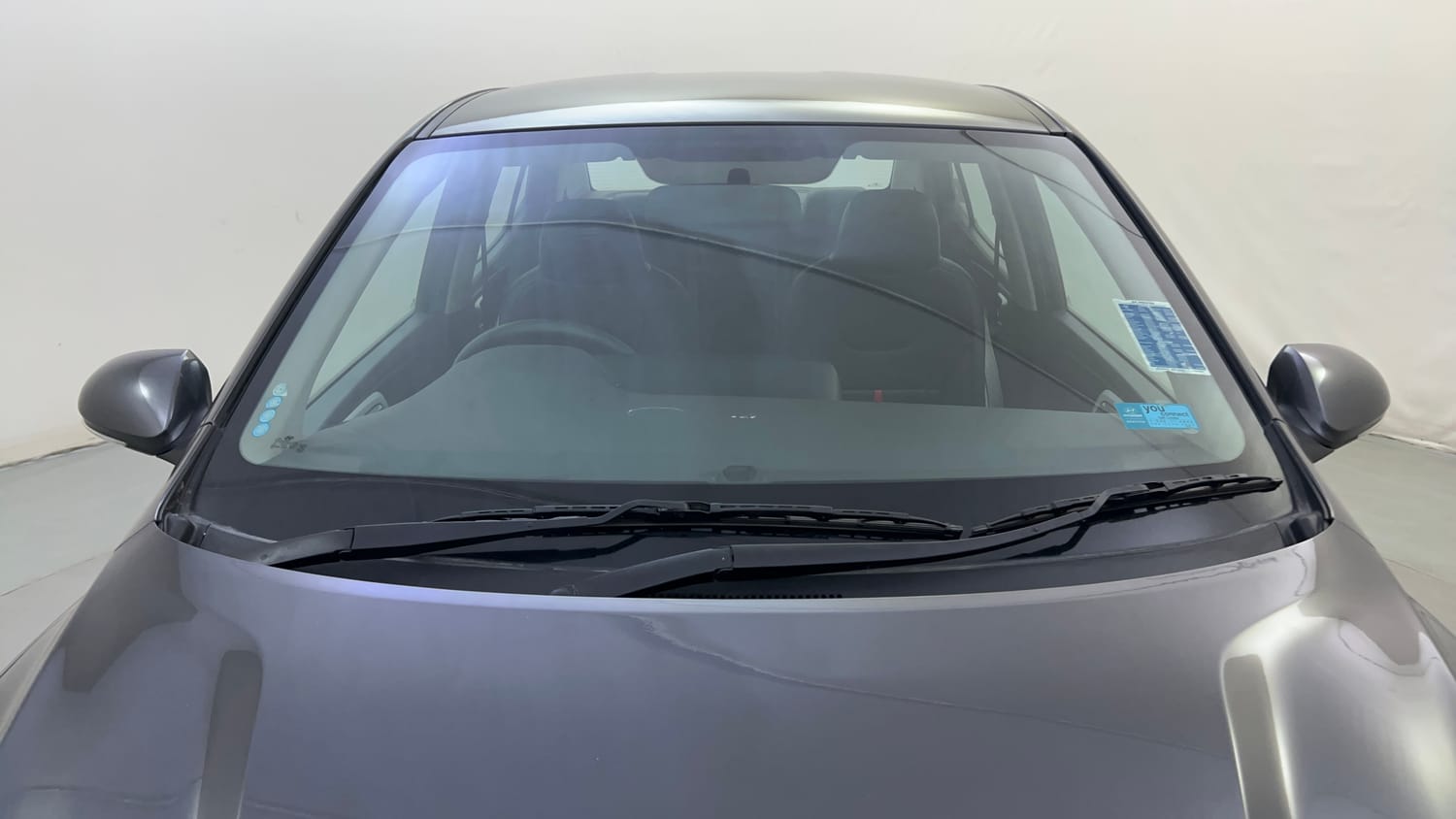 Used 2023 Hyundai Aura SX 1.2 CNG Cng Manual exterior FRONT WINDSHIELD VIEW