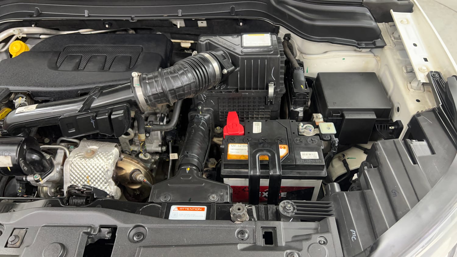 Used 2023 Mahindra XUV 300 W8 (O) 1.2 Petrol Petrol Manual engine ENGINE LEFT SIDE VIEW