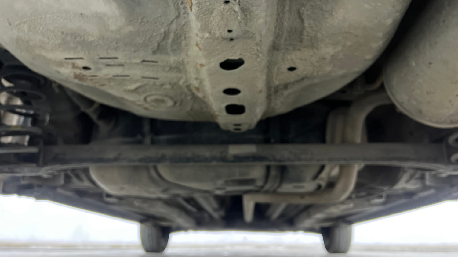 Used 2013 Maruti Suzuki Swift LDi Diesel Manual extra REAR UNDERBODY VIEW (TAKEN FROM REAR)