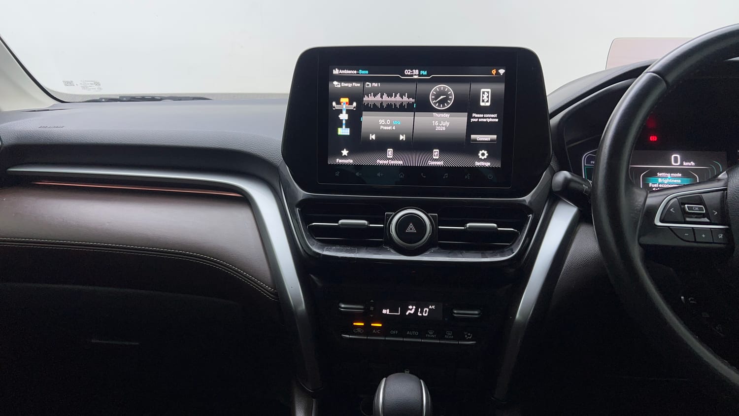 Used 2023 Toyota Urban Cruiser Hyryder V Hybrid Hybrid Automatic interior MUSIC SYSTEM & AC CONTROL VIEW