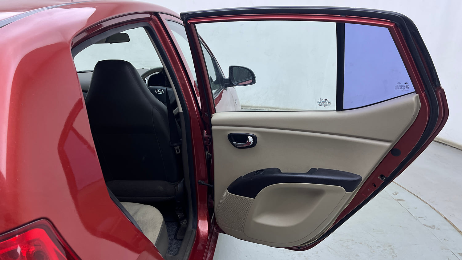Used 2012 Hyundai i10 Sportz 1.2 AT Kappa2 Petrol Automatic interior RIGHT REAR DOOR OPEN VIEW