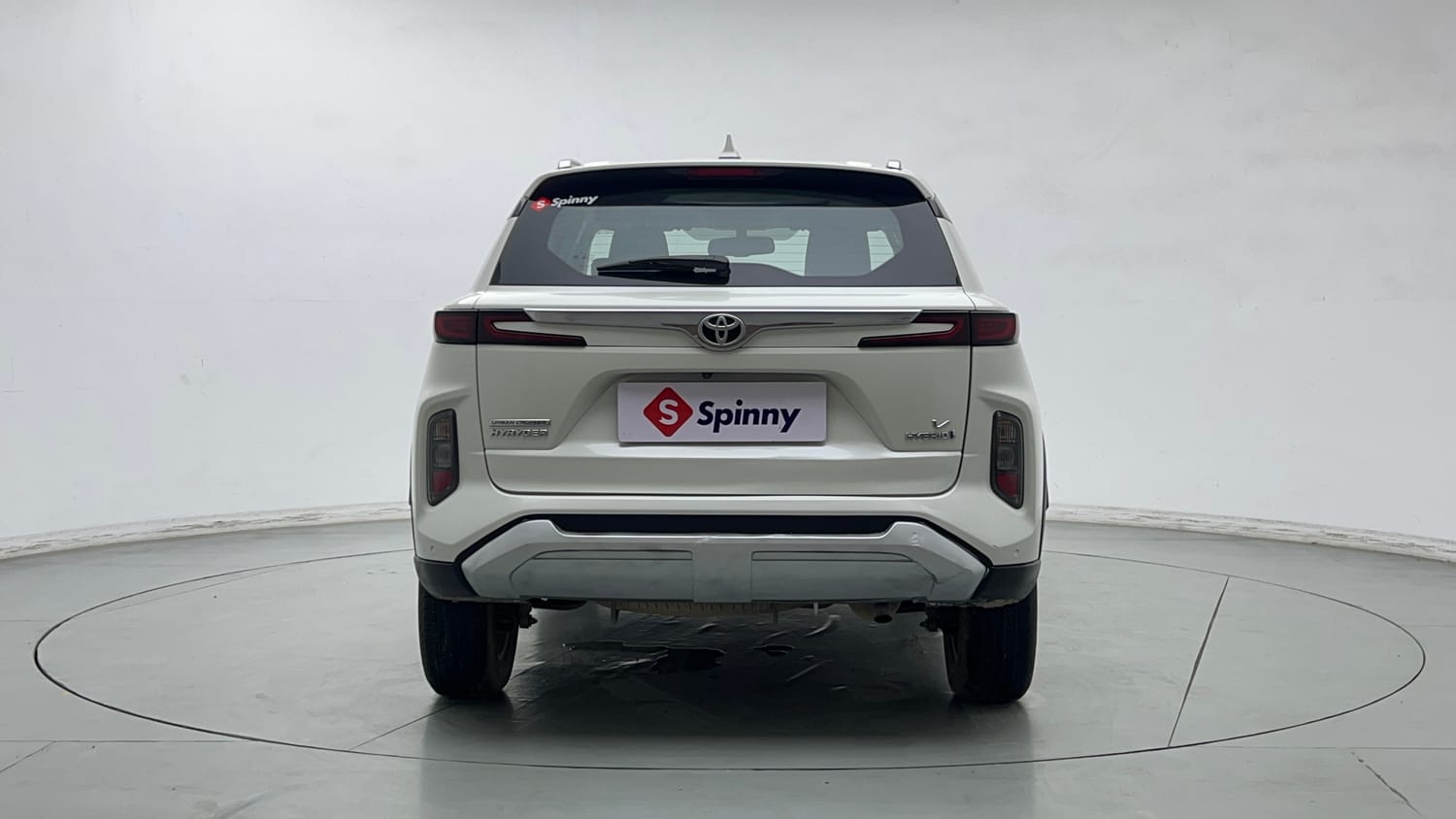 Used 2023 Toyota Urban Cruiser Hyryder V Hybrid Hybrid Automatic exterior BACK VIEW