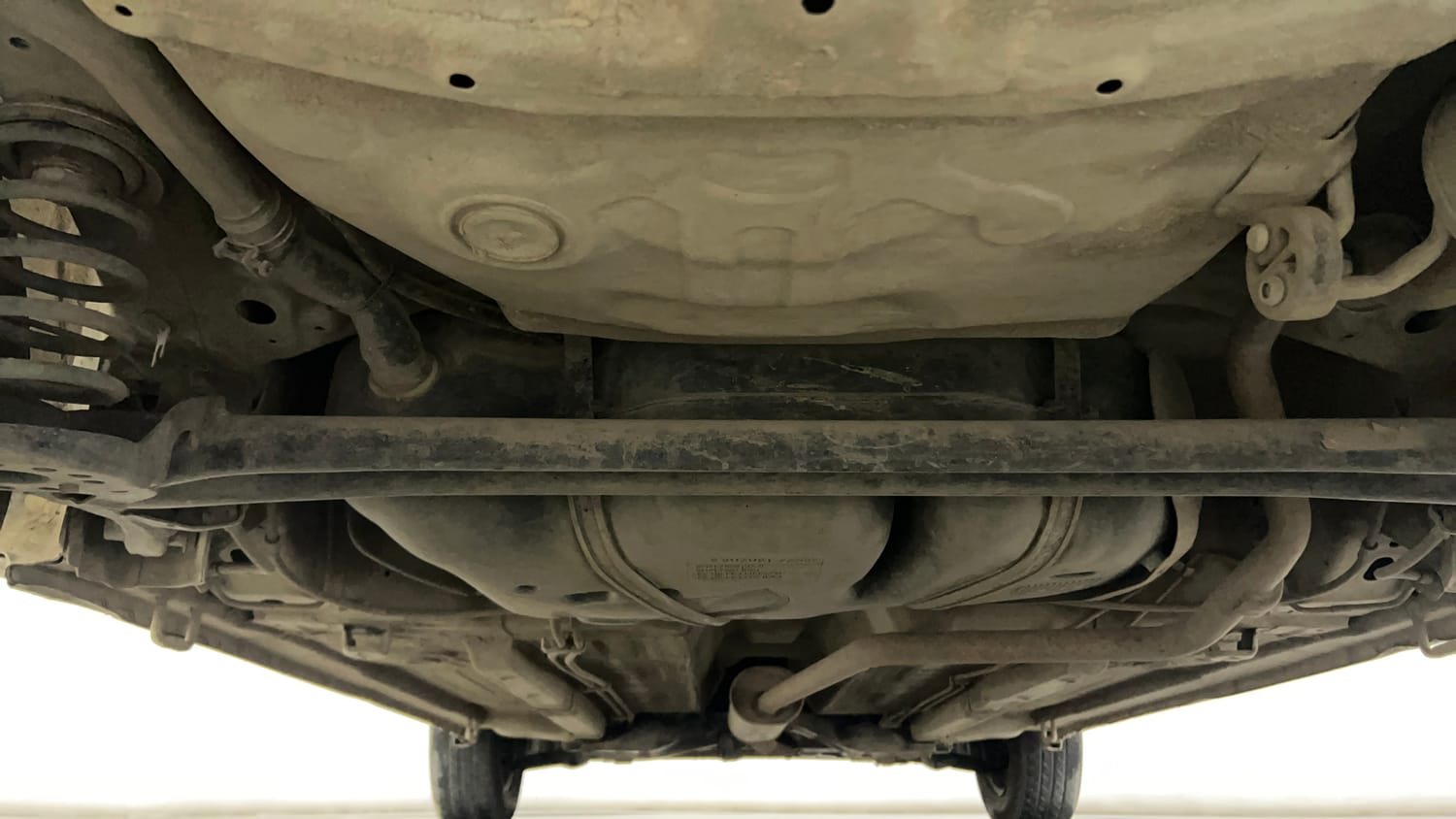 Used 2017 Maruti Suzuki Celerio ZXi AMT Petrol Automatic extra REAR UNDERBODY VIEW (TAKEN FROM REAR)