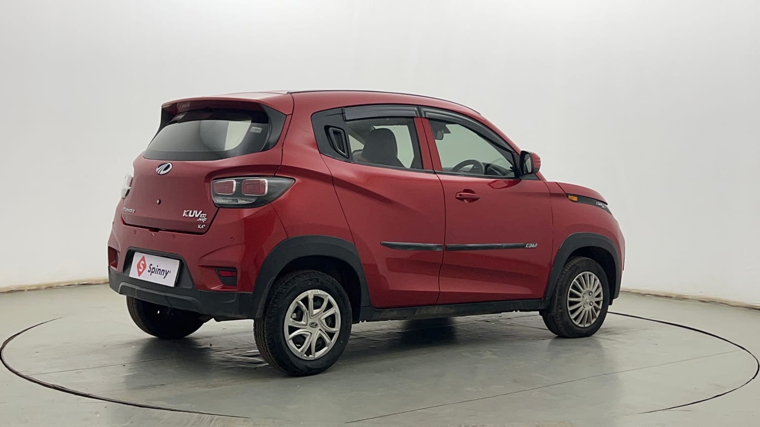 Used 2018 Mahindra KUV100 NXT K4 Plus 6 STR Petrol Manual exterior RIGHT REAR CORNER VIEW