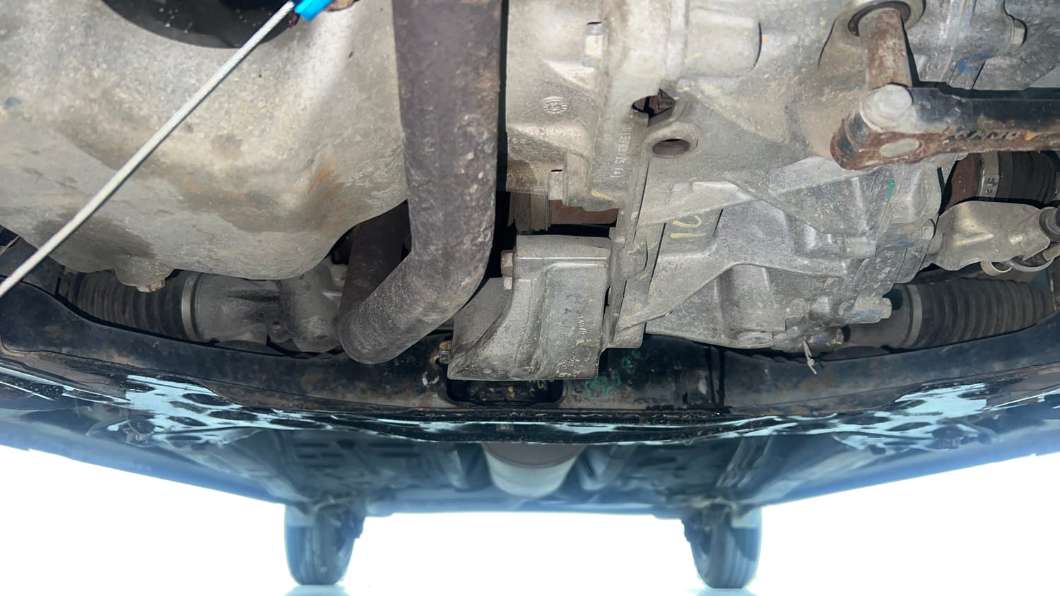 Used 2019 Maruti Suzuki Wagon R VXi 1.0 Petrol Manual extra FRONT LEFT UNDERBODY VIEW