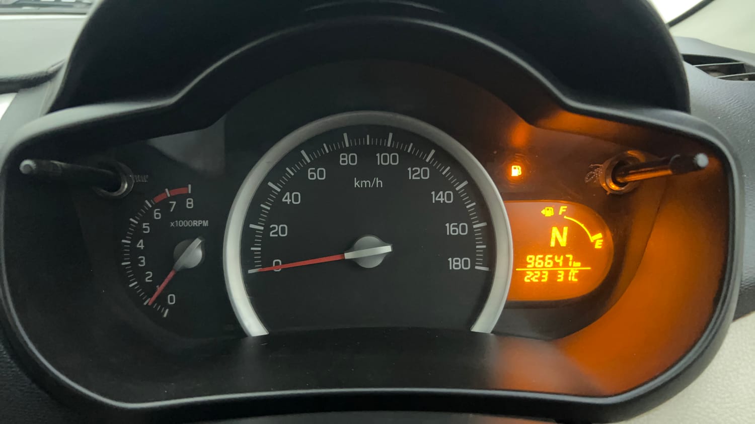 Used 2017 Maruti Suzuki Celerio ZXi AMT Petrol Automatic interior CLUSTERMETER VIEW