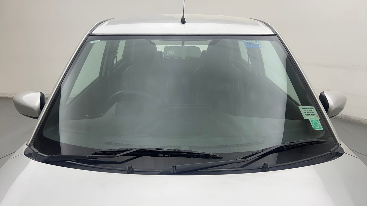 Used 2019 Maruti Suzuki Wagon R VXi 1.0 Petrol Manual exterior FRONT WINDSHIELD VIEW