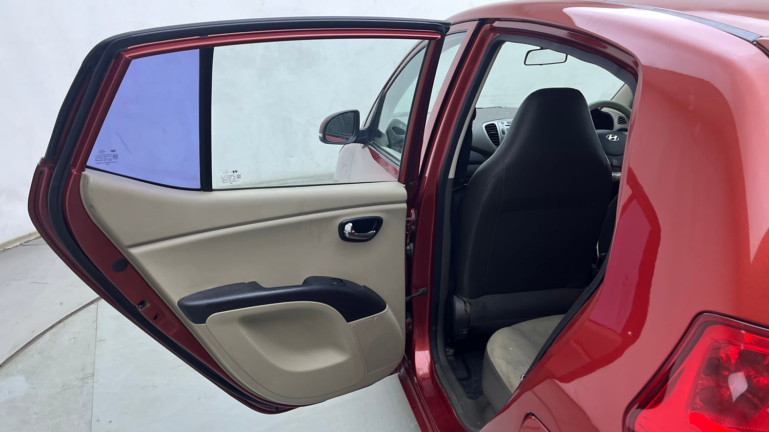 Used 2012 Hyundai i10 Sportz 1.2 AT Kappa2 Petrol Automatic interior LEFT REAR DOOR OPEN VIEW