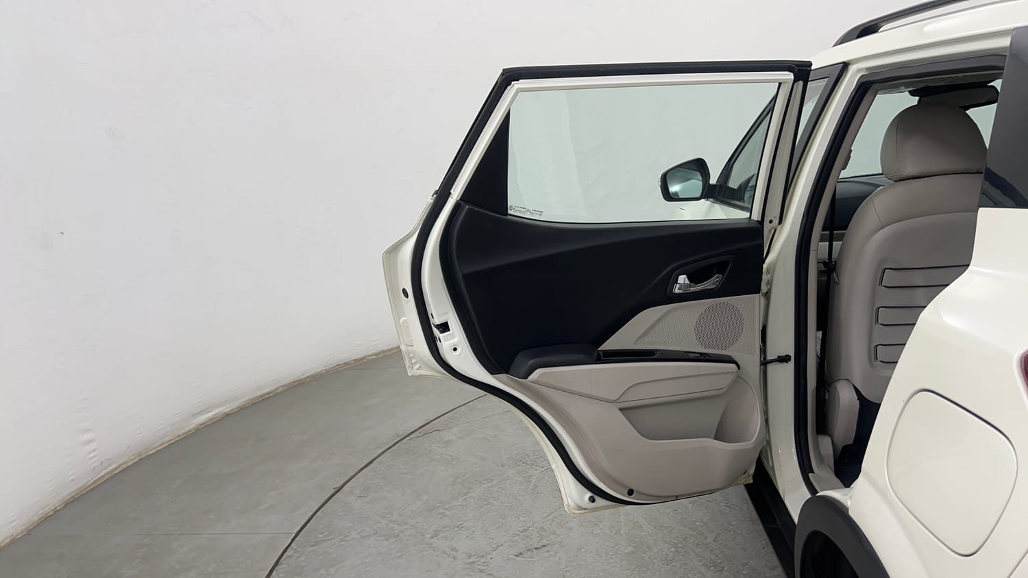 Used 2023 Mahindra XUV 300 W8 (O) 1.2 Petrol Petrol Manual interior LEFT REAR DOOR OPEN VIEW