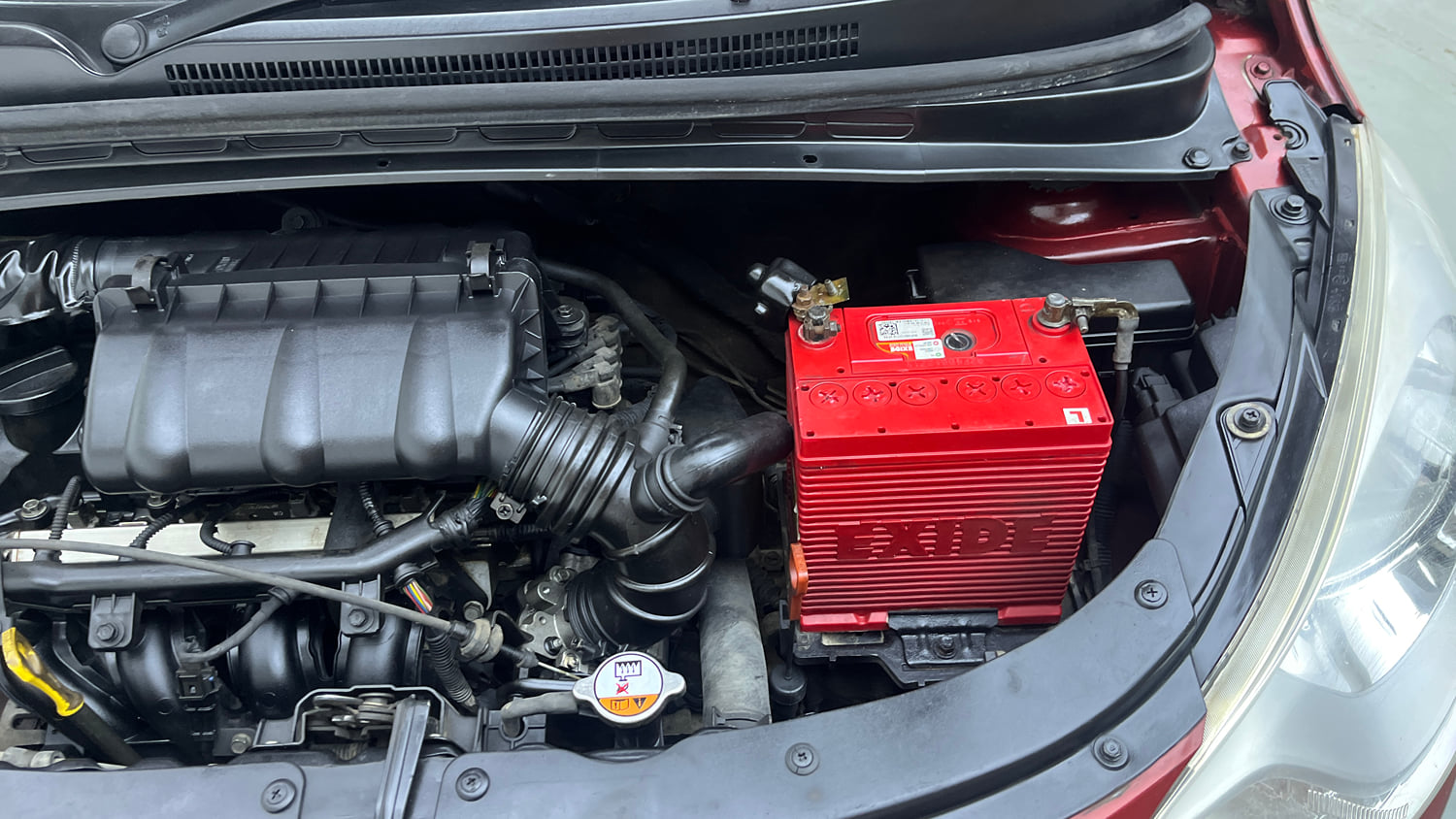 Used 2012 Hyundai i10 Sportz 1.2 AT Kappa2 Petrol Automatic engine ENGINE LEFT SIDE VIEW