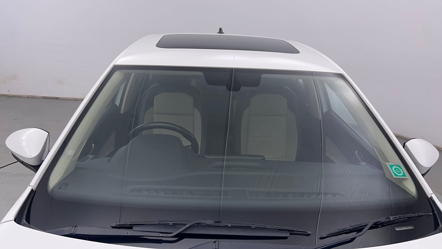 Used 2022 Skoda Slavia Style 1.0L TSI MT Petrol Manual exterior FRONT WINDSHIELD VIEW