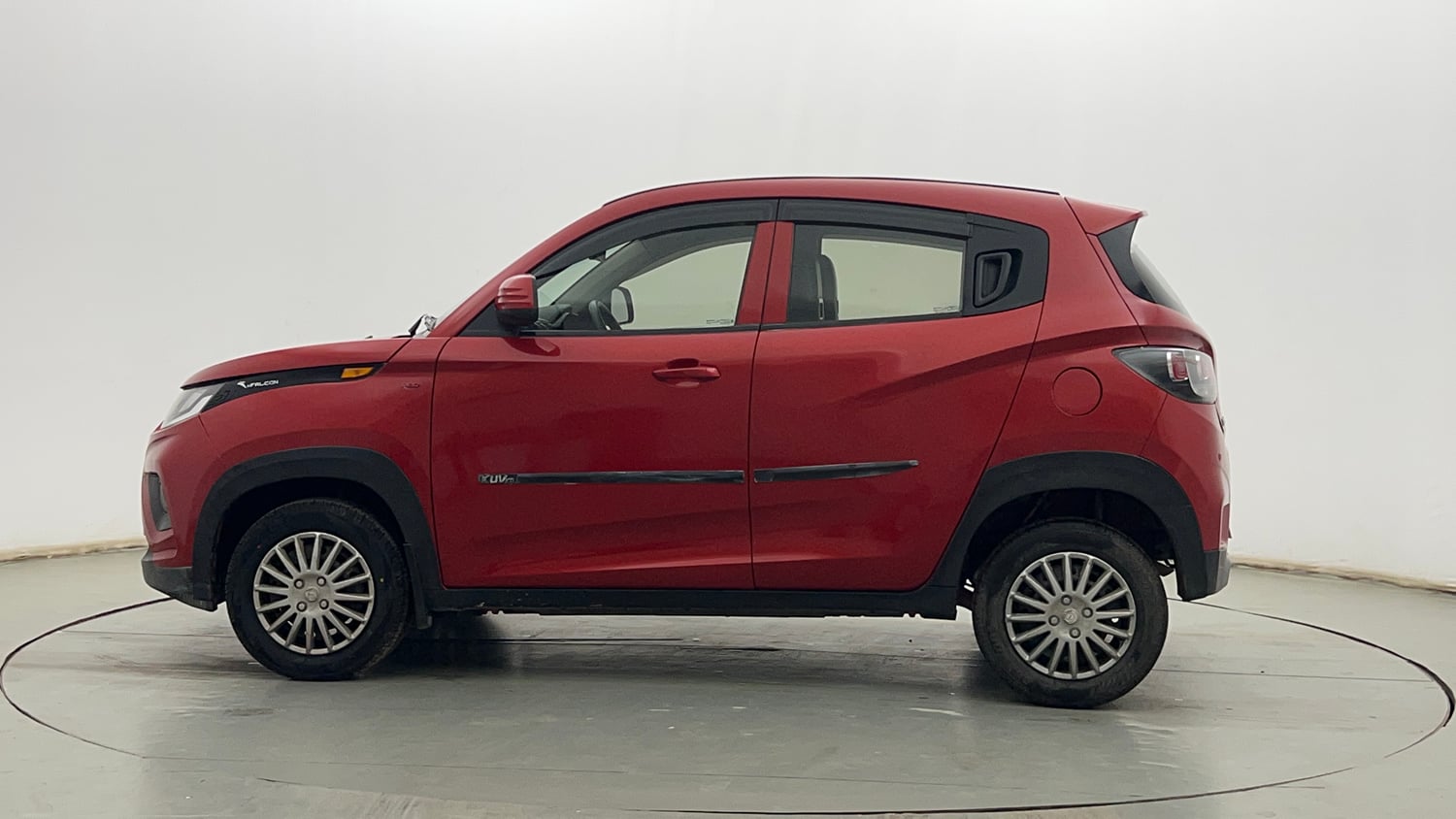 Used 2018 Mahindra KUV100 NXT K4 Plus 6 STR Petrol Manual exterior LEFT SIDE VIEW