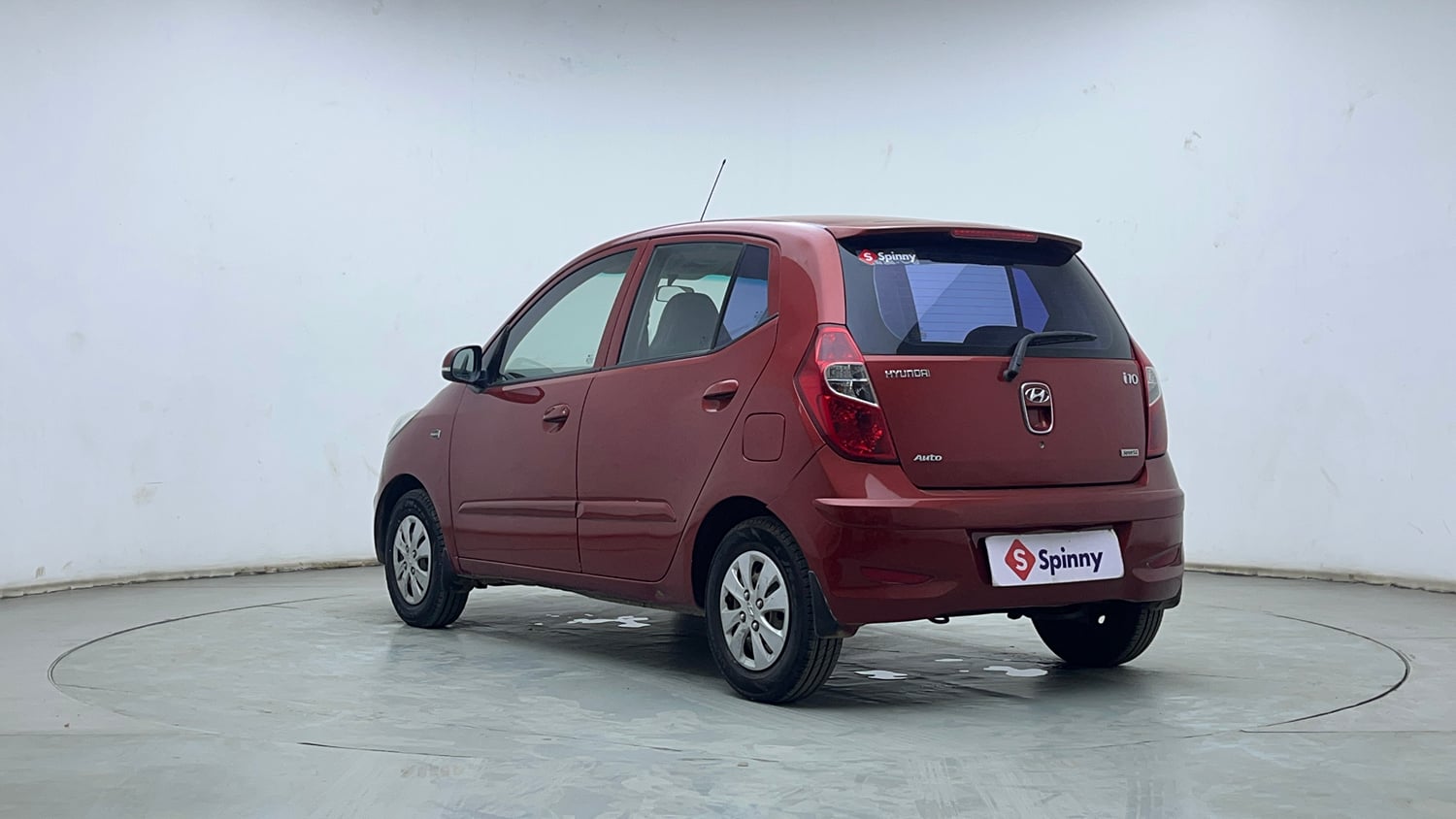 Used 2012 Hyundai i10 Sportz 1.2 AT Kappa2 Petrol Automatic exterior LEFT REAR CORNER VIEW