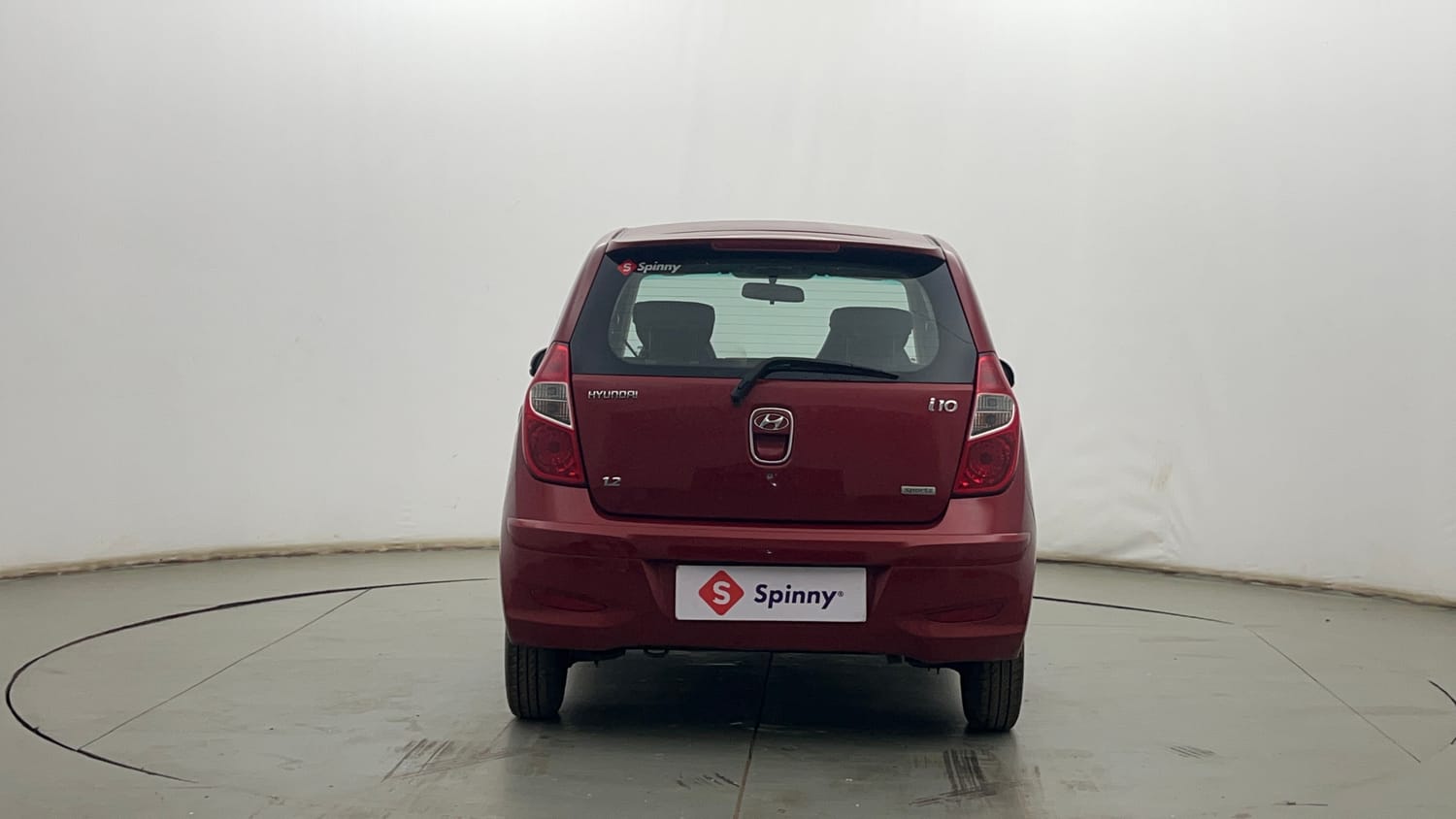 Used 2012 Hyundai i10 Sportz 1.2 Kappa2 Petrol Manual exterior BACK VIEW