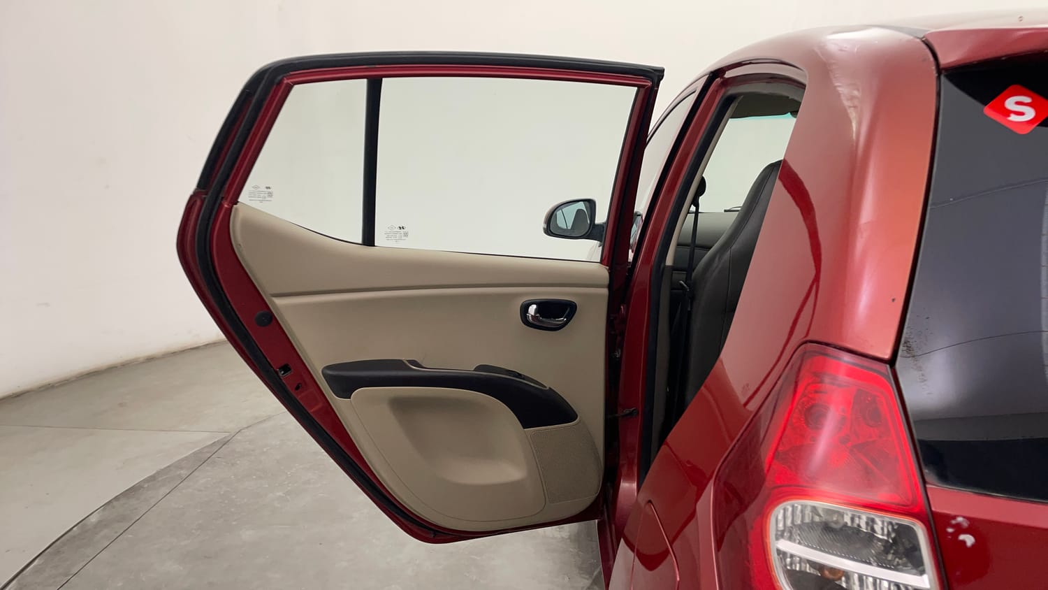 Used 2012 Hyundai i10 Sportz 1.2 AT Kappa2 Petrol Automatic interior LEFT REAR DOOR OPEN VIEW