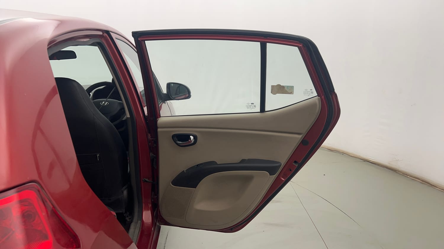 Used 2012 Hyundai i10 Sportz 1.2 Kappa2 Petrol Manual interior RIGHT REAR DOOR OPEN VIEW