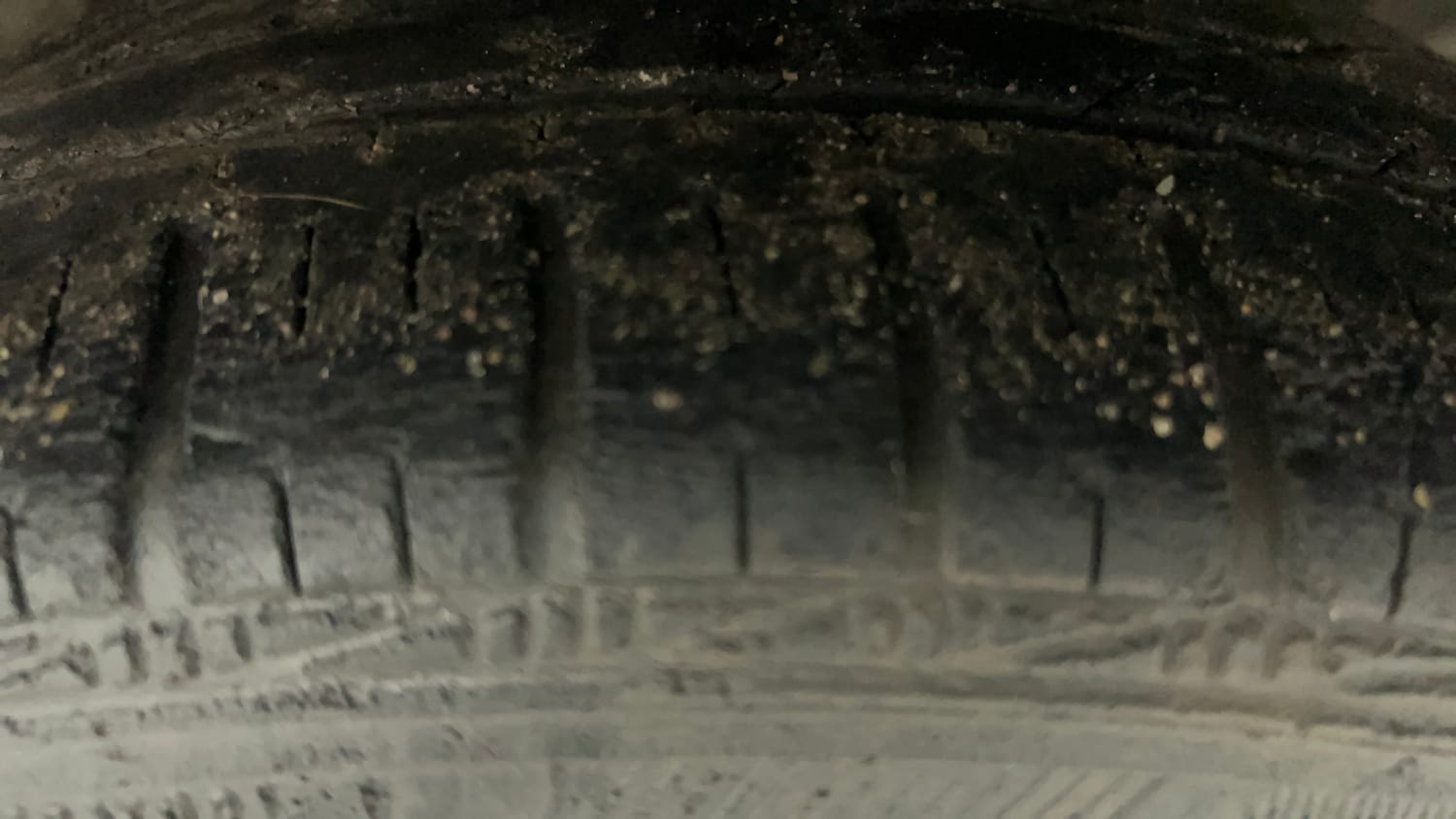 Used 2020 Hyundai Xcent S Petrol+cng(outside fitted) Cng Manual tyres LEFT REAR TYRE TREAD VIEW