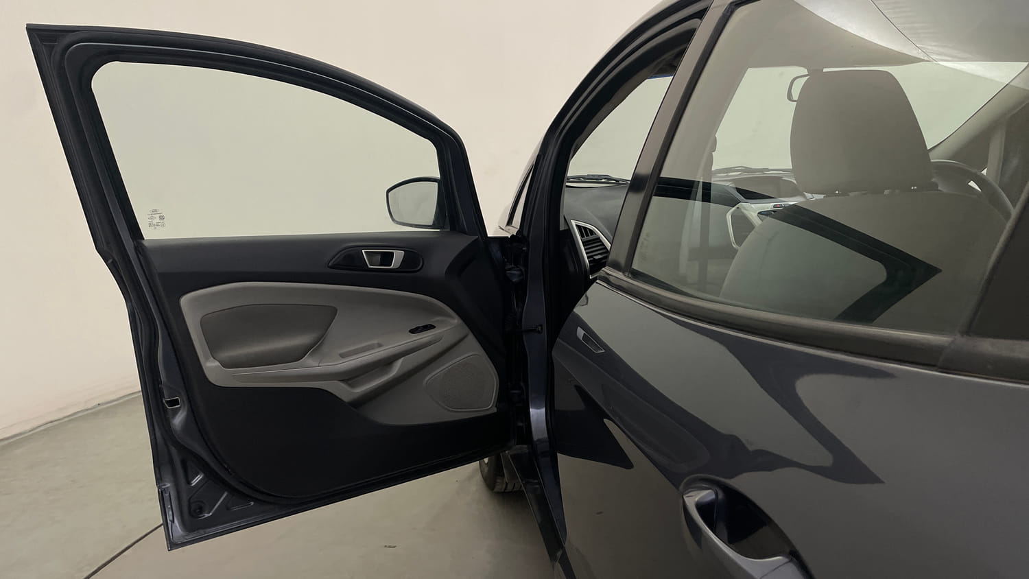 Used 2016 Ford EcoSport Trend 1.5L Ti-VCT Petrol Manual interior LEFT FRONT DOOR OPEN VIEW