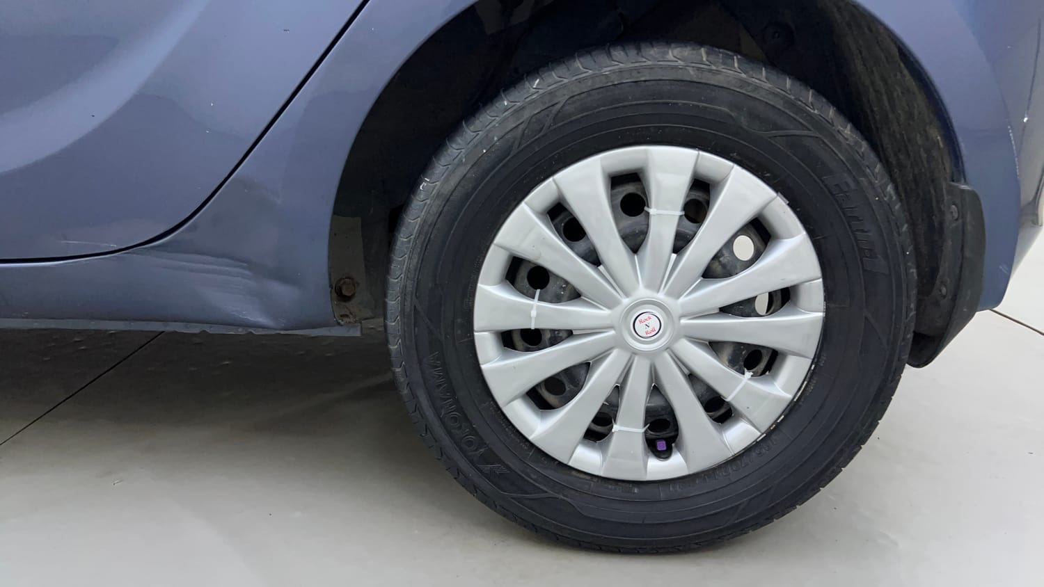 Used 2013 Hyundai i20 Sportz 1.2 Petrol Manual tyres LEFT REAR TYRE RIM VIEW