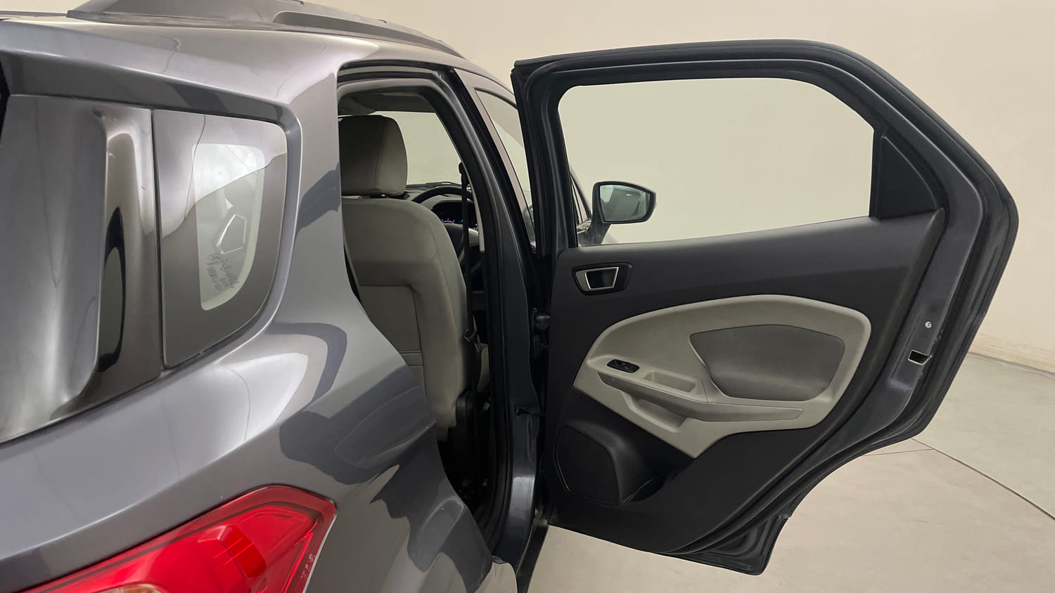 Used 2016 Ford EcoSport Trend 1.5L Ti-VCT Petrol Manual interior RIGHT REAR DOOR OPEN VIEW