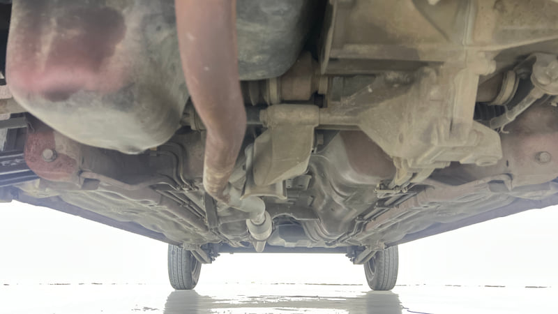 Used 2014 Maruti Suzuki Alto 800 Lxi Petrol Manual extra FRONT LEFT UNDERBODY VIEW