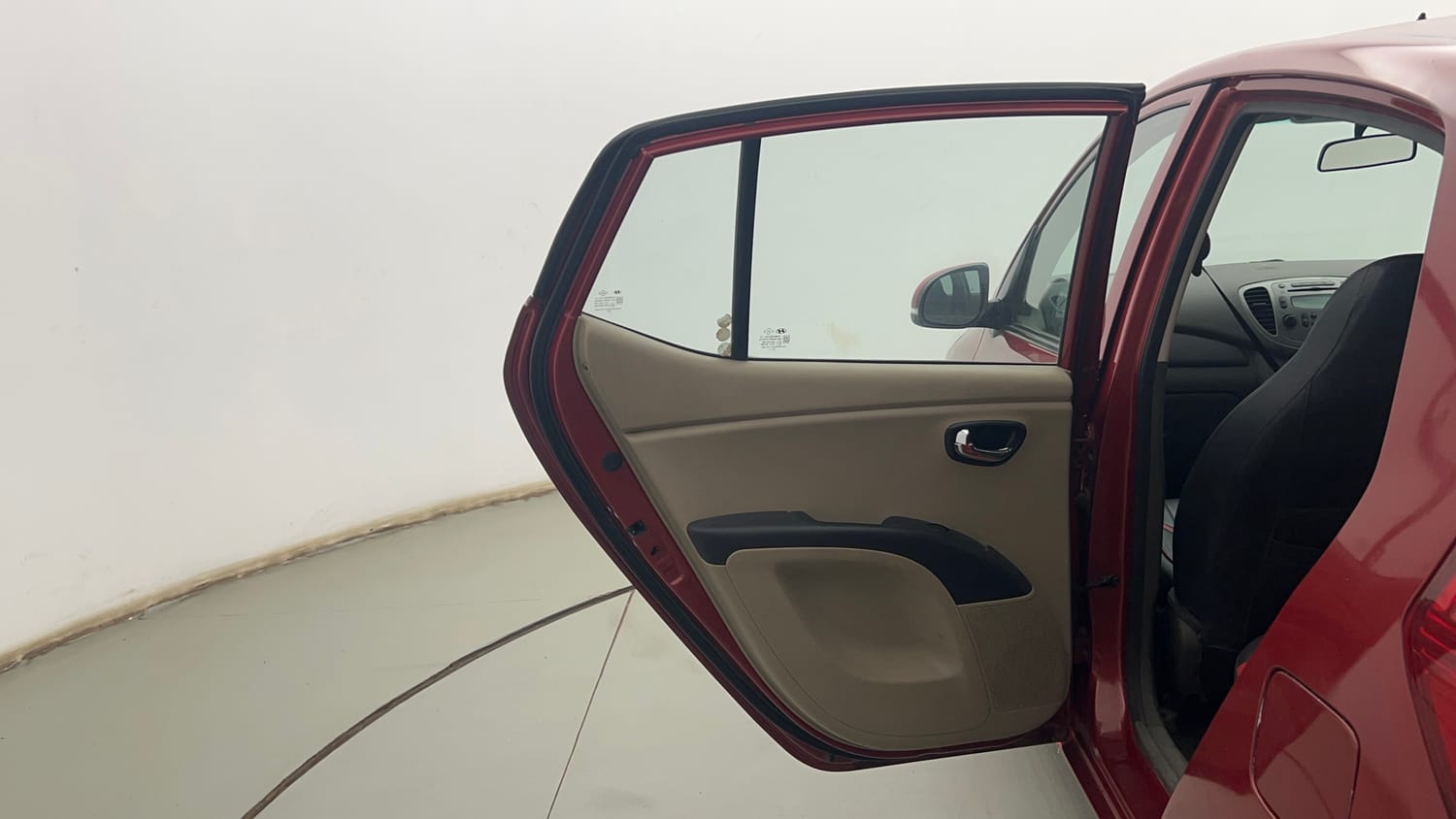 Used 2012 Hyundai i10 Sportz 1.2 Kappa2 Petrol Manual interior LEFT REAR DOOR OPEN VIEW